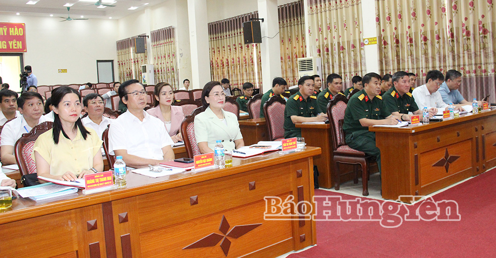 Bồi dưỡng khung diễn tập tác chiến phường Mỹ Hào trong khu vực phòng thủ năm 2026