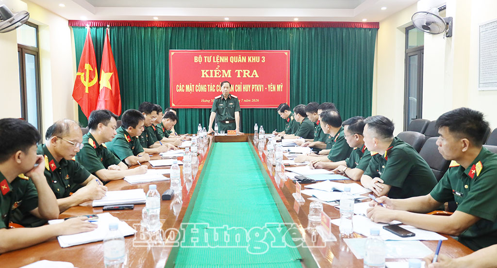 Quân khu 3 kiểm tra các mặt công tác tại một số đơn vị