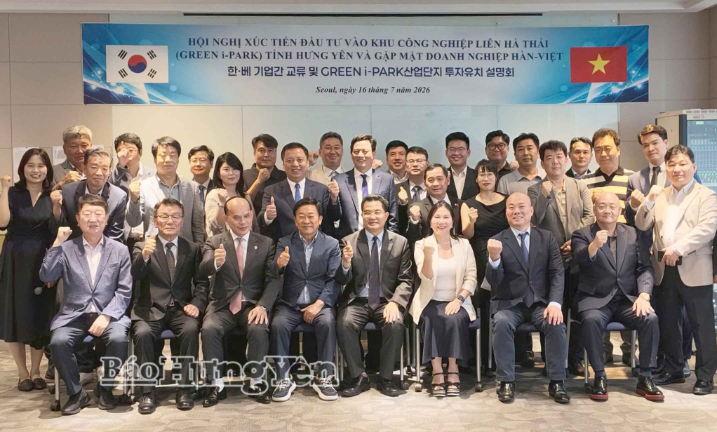 Kết nối doanh nghiệp Hàn Quốc, mở rộng cơ hội đầu tư vào KCN Liên Hà Thái