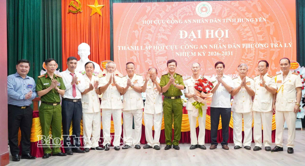 Đại hội thành lập Hội Cựu Công an nhân dân phường Trà Lý nhiệm kỳ 2026 - 2031
