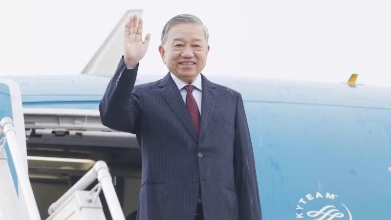 Tổng Bí thư, Chủ tịch nước Tô Lâm bắt đầu thăm cấp Nhà nước Cộng hòa Ấn Độ