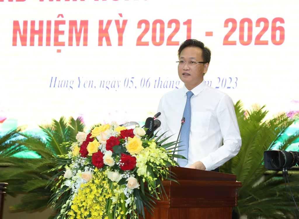 Bài phát biểu của đồng chí Nguyễn Hữu Nghĩa, Uỷ viên BCH Trung ương Đảng, Bí thư Tỉnh uỷ tại kỳ họp