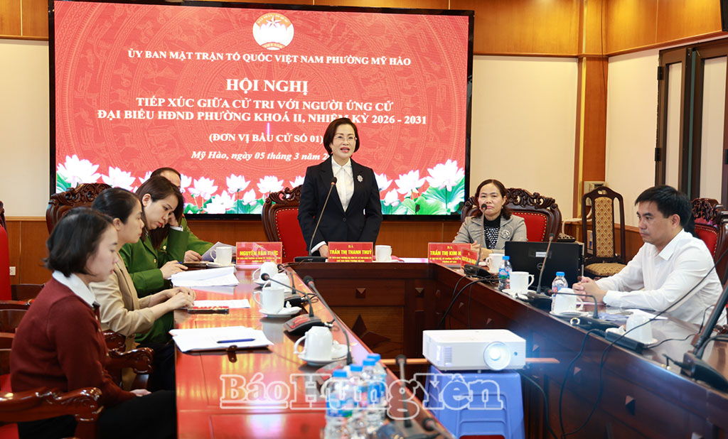 Phường Mỹ Hào: Đưa thông tin bầu cử đến gần hơn với cử tri