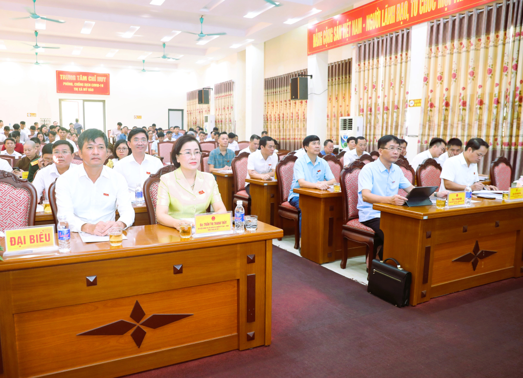 Kỳ họp thứ Chín HĐND thị xã Mỹ Hào
