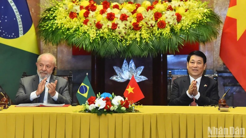 Việt Nam-Brazil thúc đẩy mở rộng hợp tác, trao đổi kinh nghiệm những lĩnh vực có thể bổ trợ cho nhau