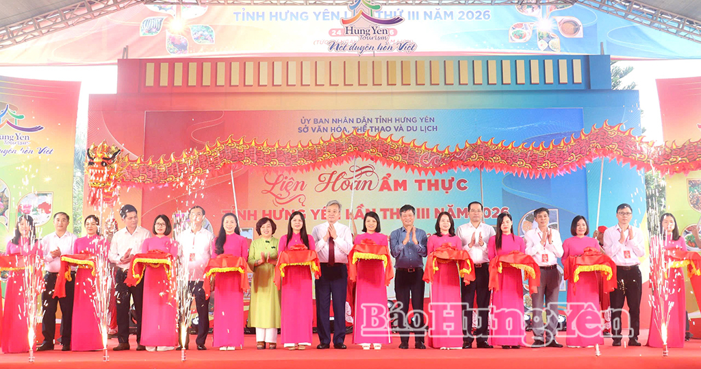 Khai mạc Liên hoan ẩm thực tỉnh Hưng Yên lần thứ III, năm 2026