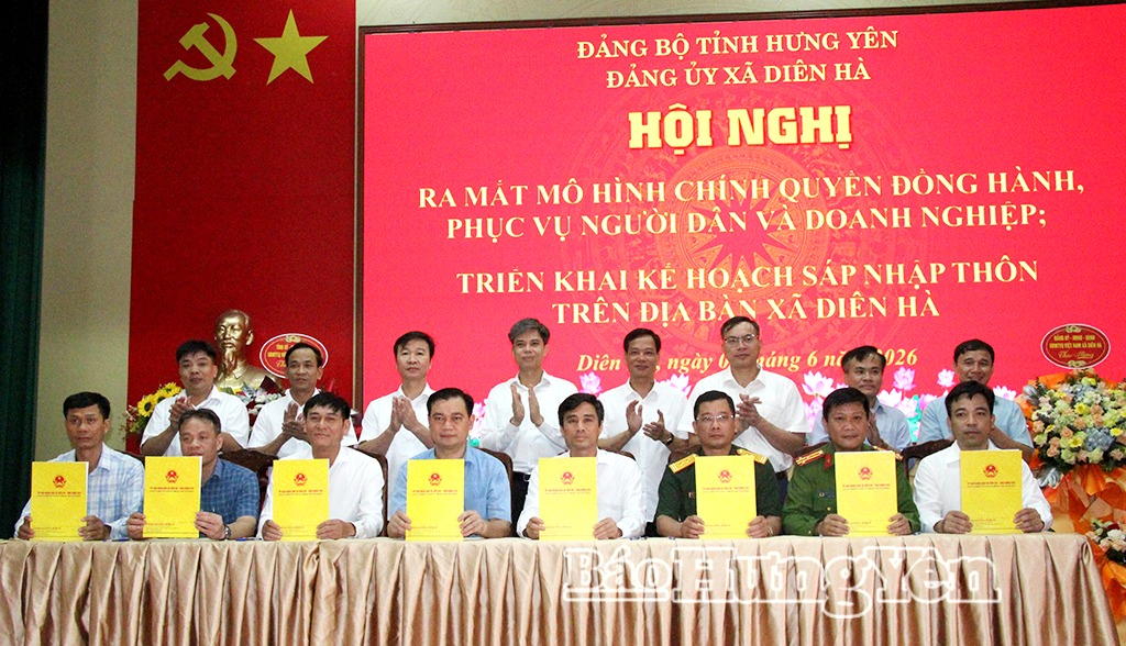 Xã Diên Hà ra mắt mô hình “Chính quyền đồng hành, phục vụ người dân và doanh nghiệp”