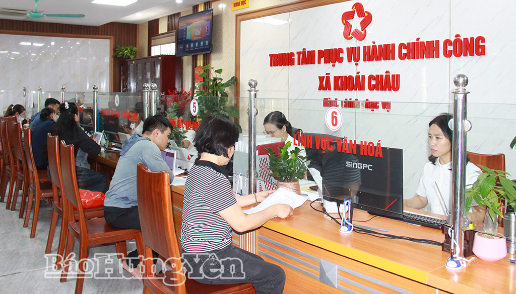 Sáng kiến trong cải cách hành chính tại xã Khoái Châu