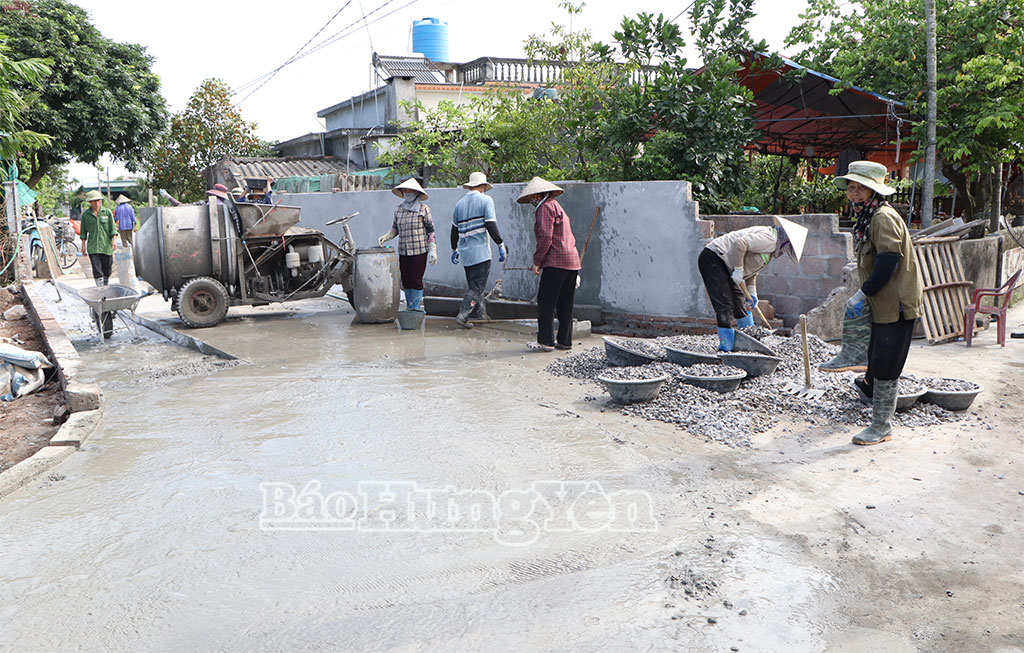 Xã Bình Định đoàn kết xây dựng khu dân cư ấm no, hạnh phúc
