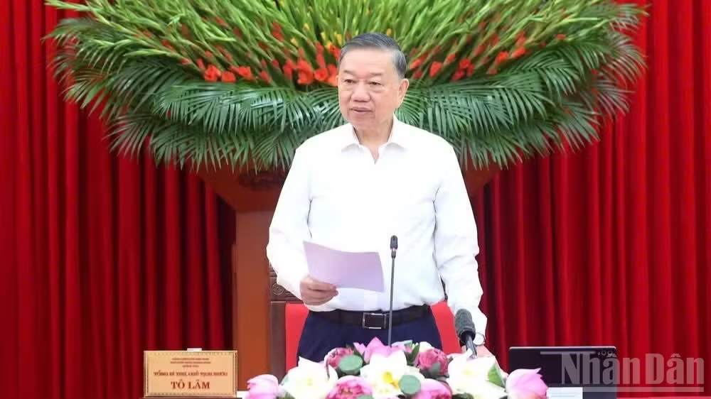 Thông báo Kết luận của Tổng Bí thư, Chủ tịch nước Tô Lâm, Trưởng ban Chỉ đạo về tổng kết thực tiễn và nghiên cứu sửa đổi, bổ sung Điều lệ Đảng