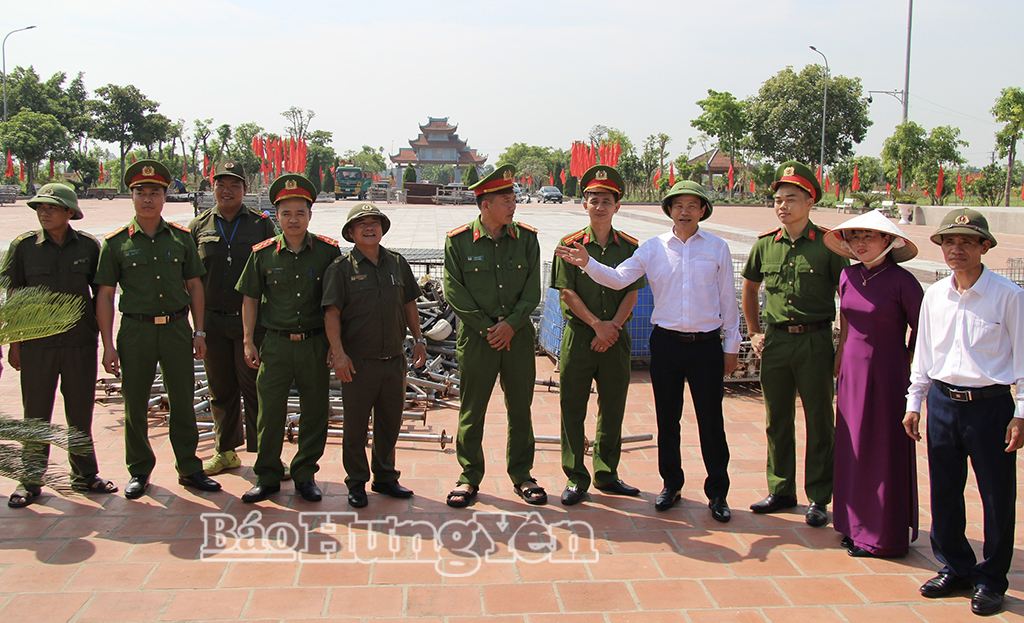Sẵn sàng phương án bảo đảm an ninh, an toàn lễ kỷ niệm 300 năm Ngày sinh Danh nhân văn hóa Lê Quý Đôn