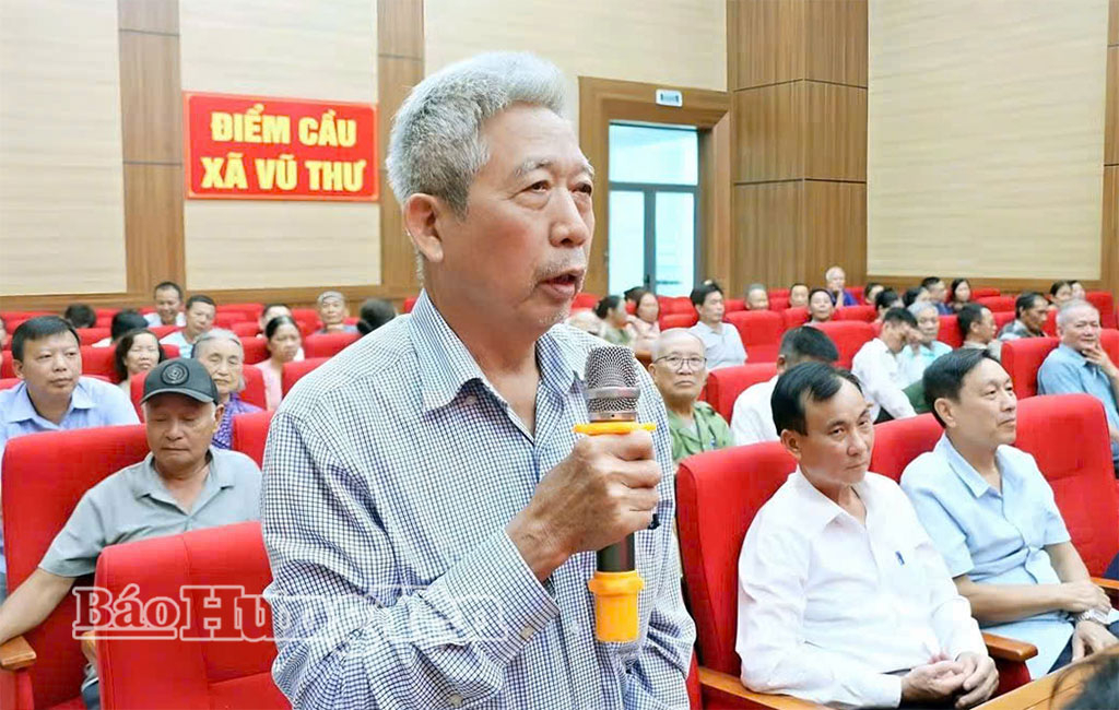 Giải quyết kịp thời ý kiến, kiến nghị của cử tri