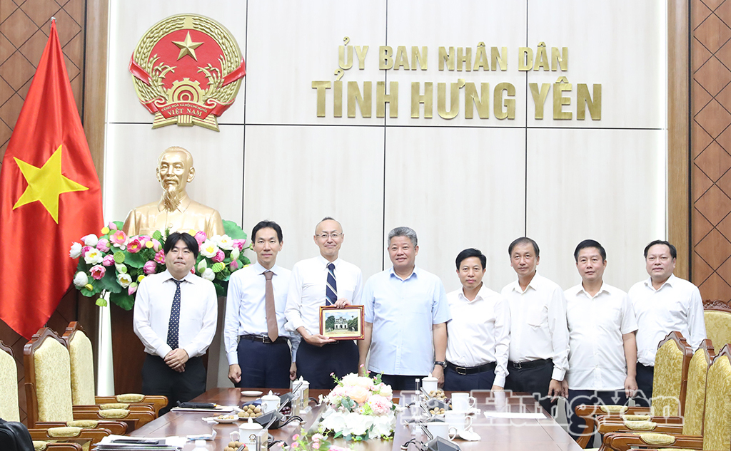UBND tỉnh làm việc với JICA về phát triển hạ tầng giao thông và môi trường đô thị