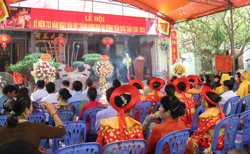 Hưng Yên: Khai mạc lễ hội truyền thống đền Trần