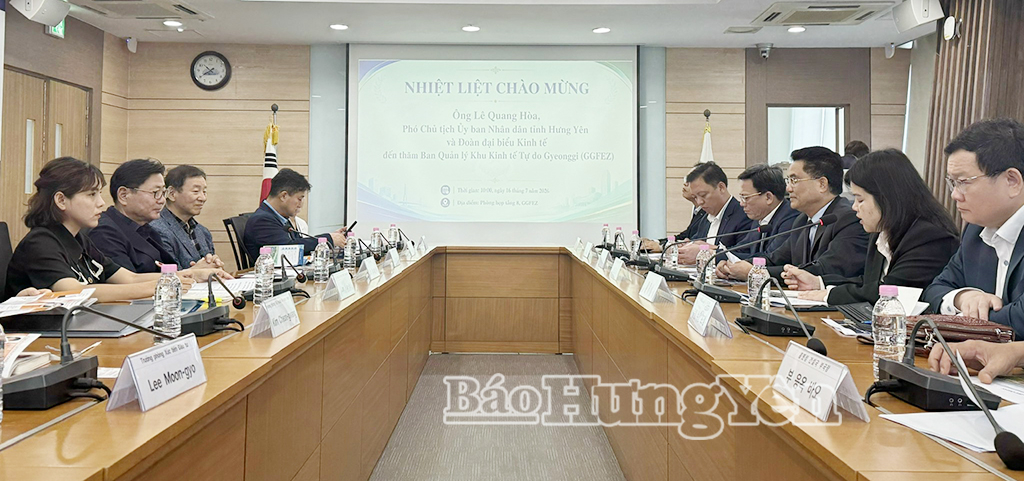 Hưng Yên tăng cường kết nối doanh nghiệp, xúc tiến đầu tư tại Hàn Quốc
