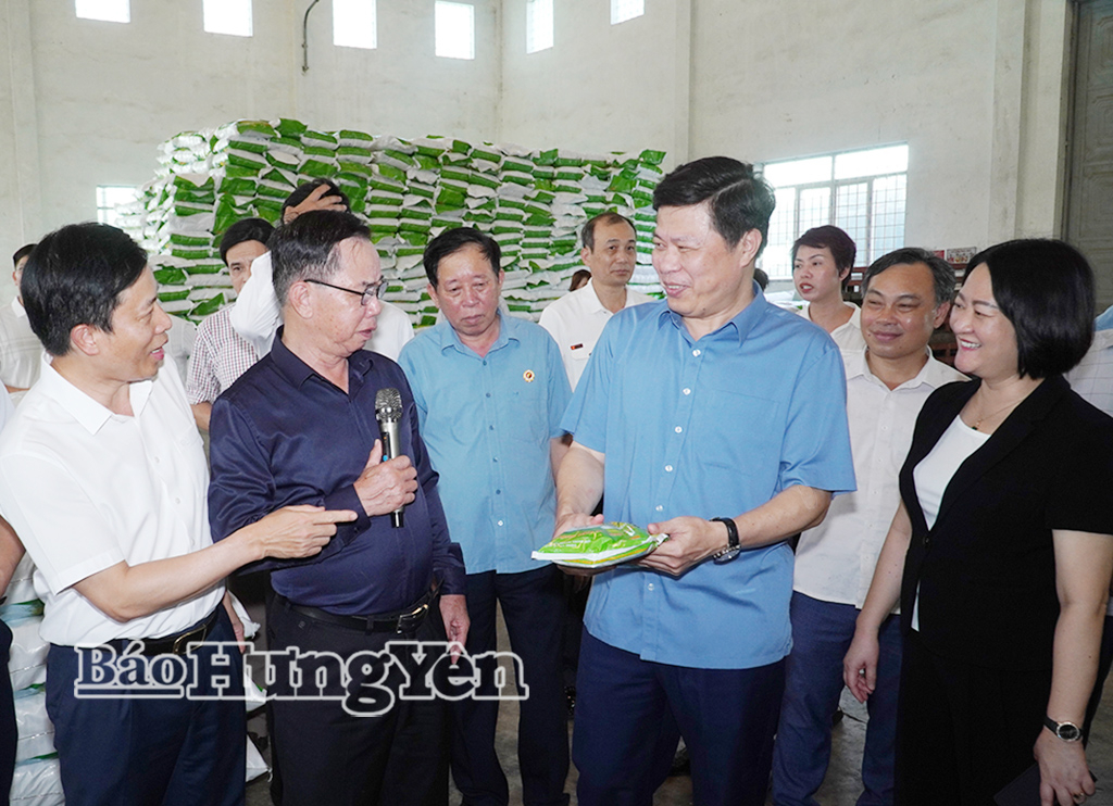 Đồng chí Trần Quốc Toản, Phó Bí thư Thường trực Tỉnh ủy, Chủ tịch Ủy ban MTTQ Việt Nam tỉnh thăm và làm việc với Công ty Cổ phần Tập đoàn ThaiBinh Seed