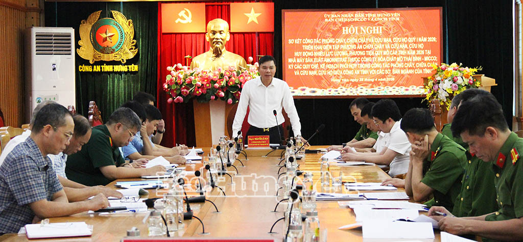 Sơ kết công tác phòng cháy, chữa cháy và cứu nạn, cứu hộ quý I 