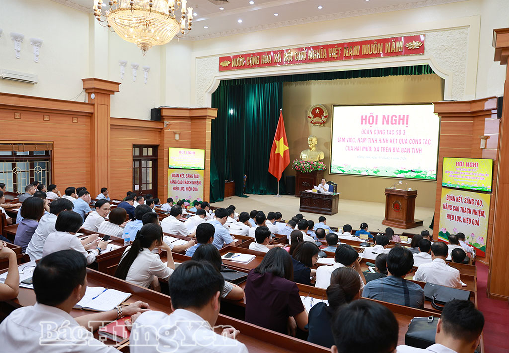 Đoàn công tác số 3 của Ban Thường vụ Tỉnh ủy làm việc với 20 xã