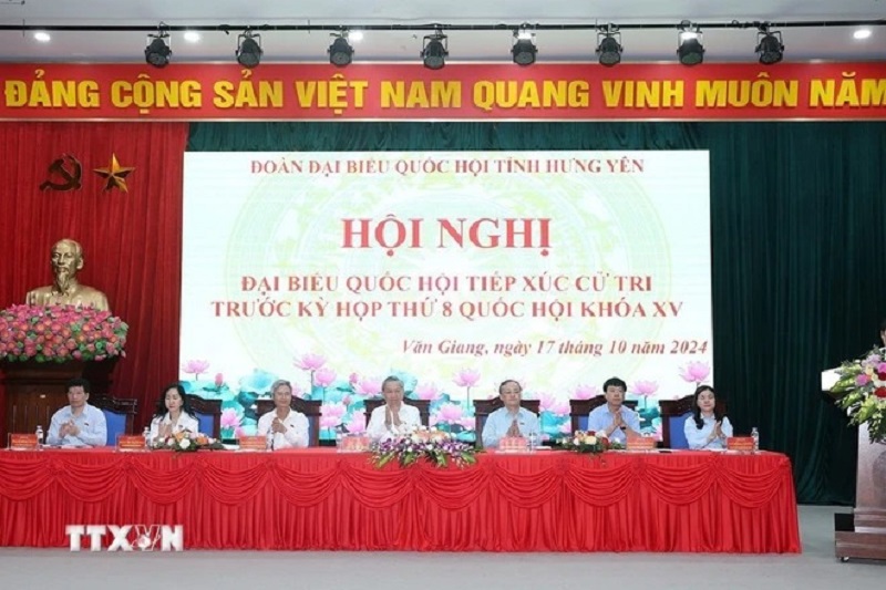  Tổng Bí thư, Chủ tịch nước Tô Lâm tiếp xúc cử tri Hưng Yên