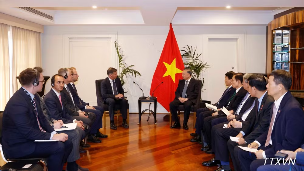 Tổng Bí thư, Chủ tịch nước Tô Lâm tiếp Lãnh đạo Liên đảng Tự do-Quốc gia Australia