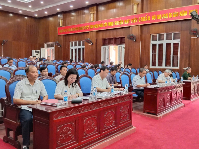 Hội đồng nhân dân huyện Văn Giang tổ chức kỳ họp thứ 19-Kỳ họp chuyên đề khóa 20